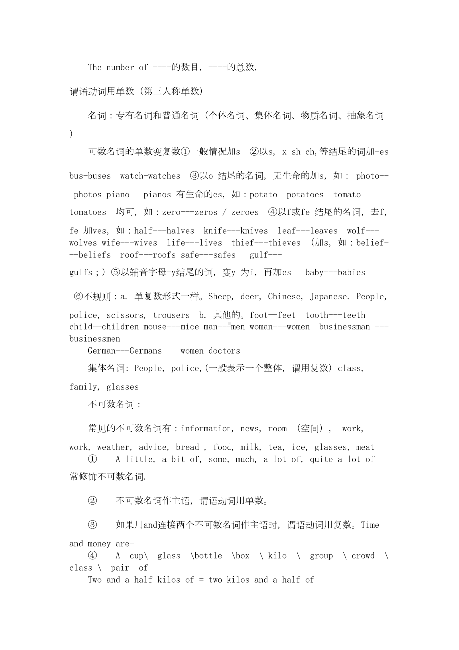 初中英语总复习知识点归纳基本全了(DOC 16页).doc_第3页