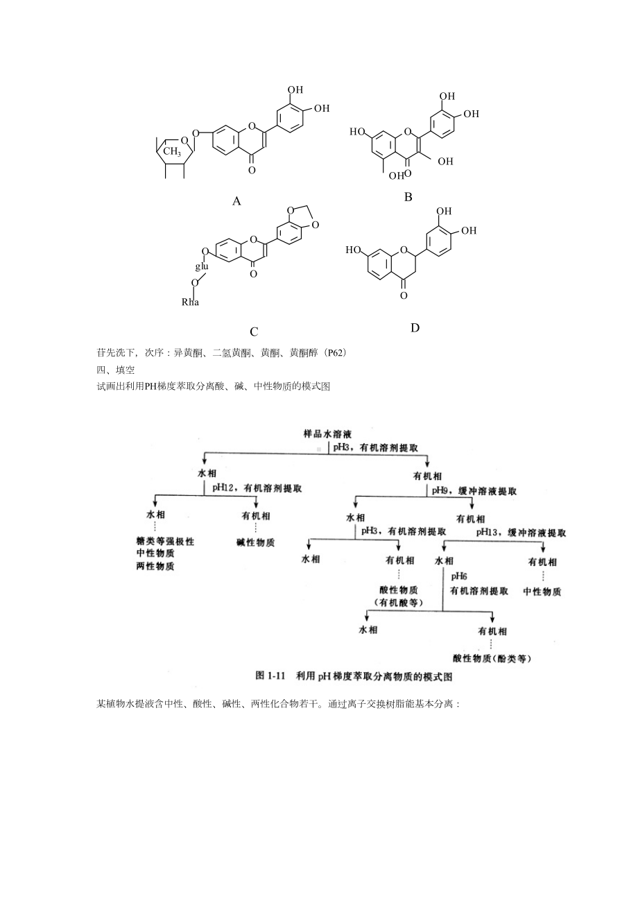 天然药物化学习题集解答(完整)课件(DOC 26页).doc_第2页