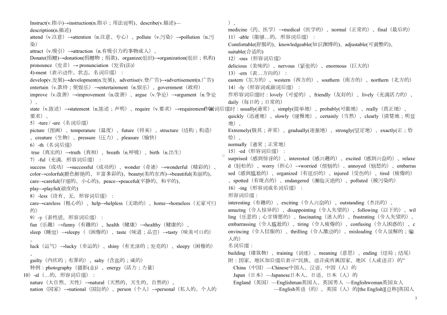 初中英语单词汇总快速记忆(DOC 6页).doc_第3页