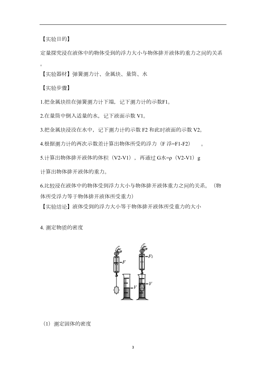 初中物理实验大汇总(DOC 14页).docx_第3页