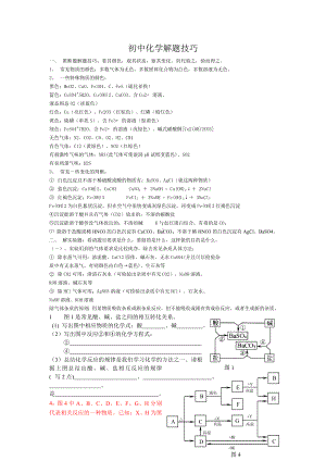 初中化学推断题解题技巧.doc