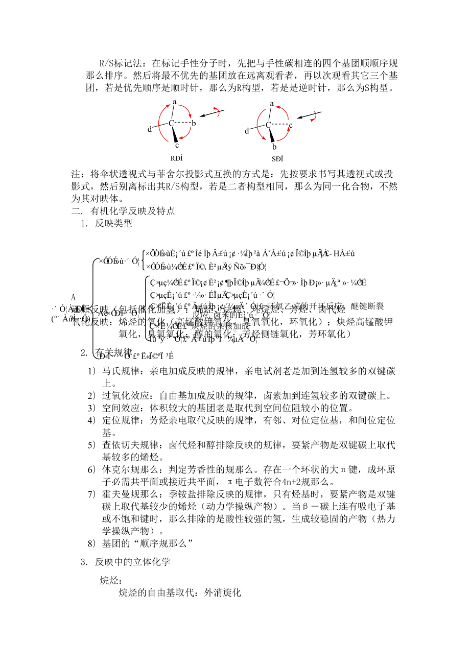 大学有机化学知识点总结(DOC 37页).docx_第2页