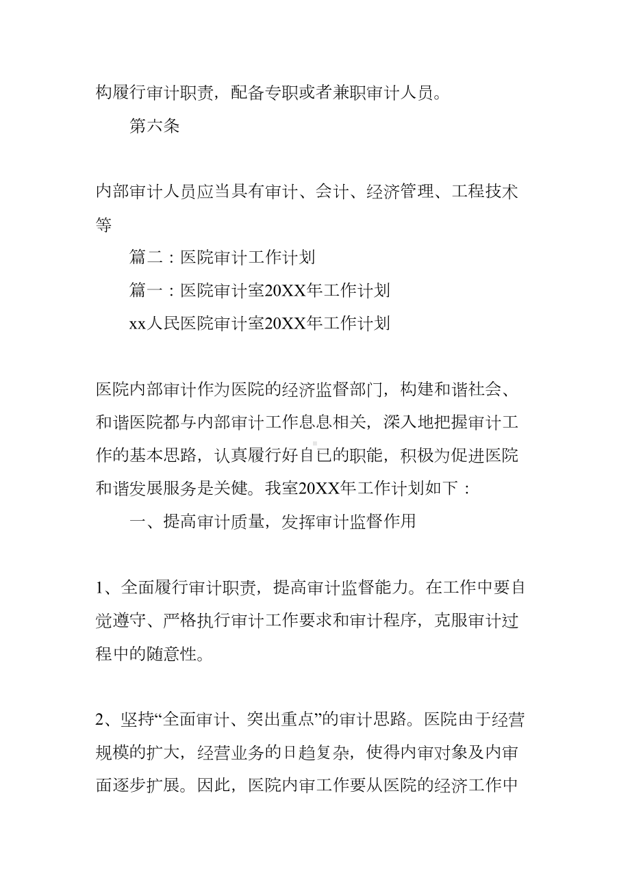 医院内部审计工作计划(DOC 16页).docx_第3页