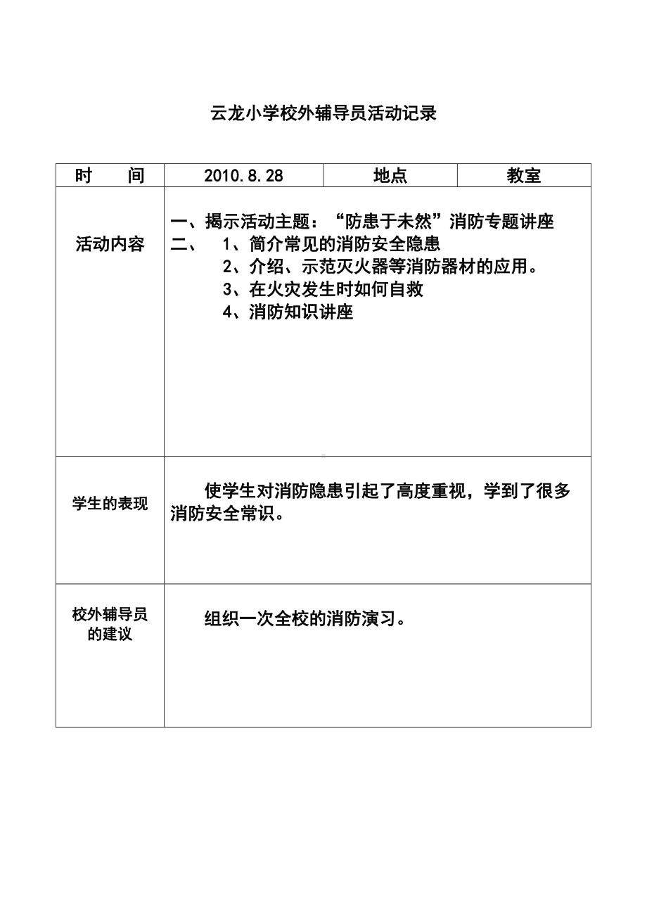 小学校外辅导员活动记录(DOC 7页).doc_第1页