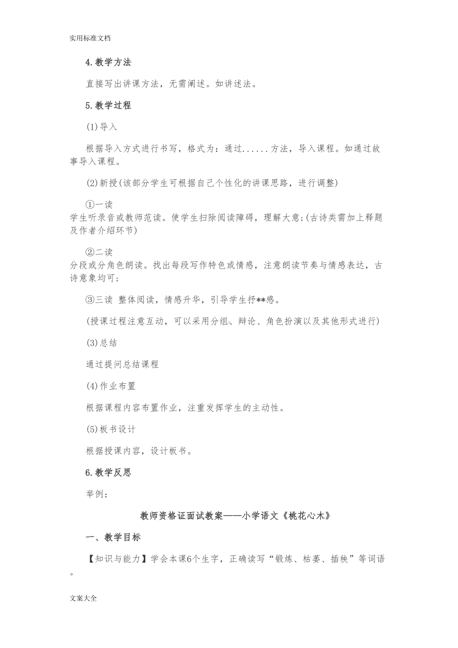 教师资格证面试10分钟试讲方式与技巧(DOC 16页).doc_第3页