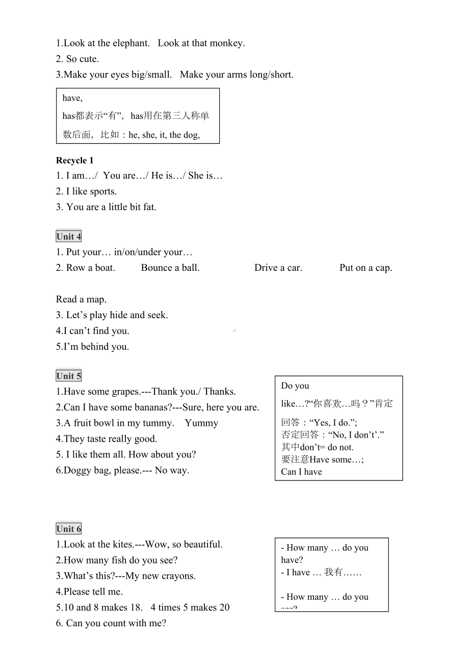 新PEP小学英语三年级下册总复习资料(DOC 4页).doc_第3页