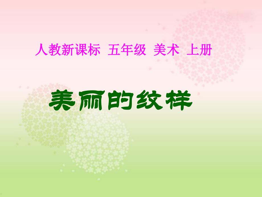 《美丽的纹样》课件.ppt_第1页