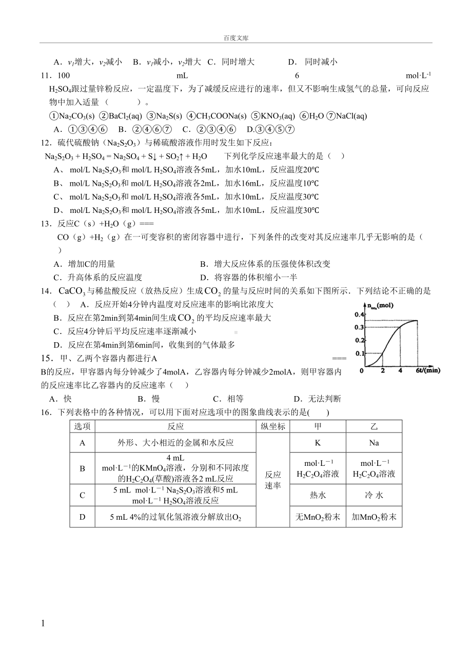 第二章影响化学反应速率的因素习题(DOC 6页).doc_第2页