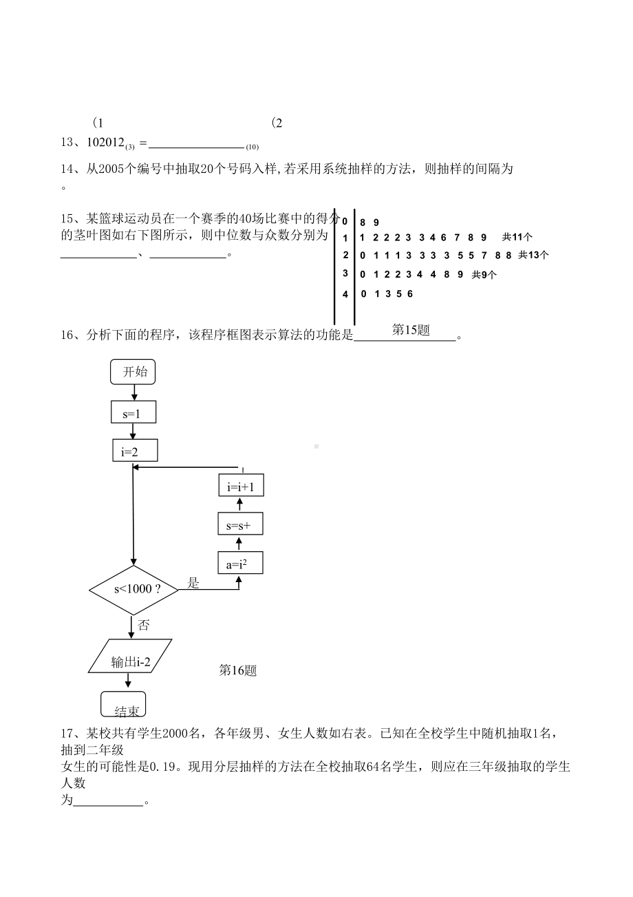 数学必修3测试题(DOC 5页).doc_第3页