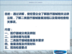二类医疗器械经营备案与检查培训讲义课件.ppt