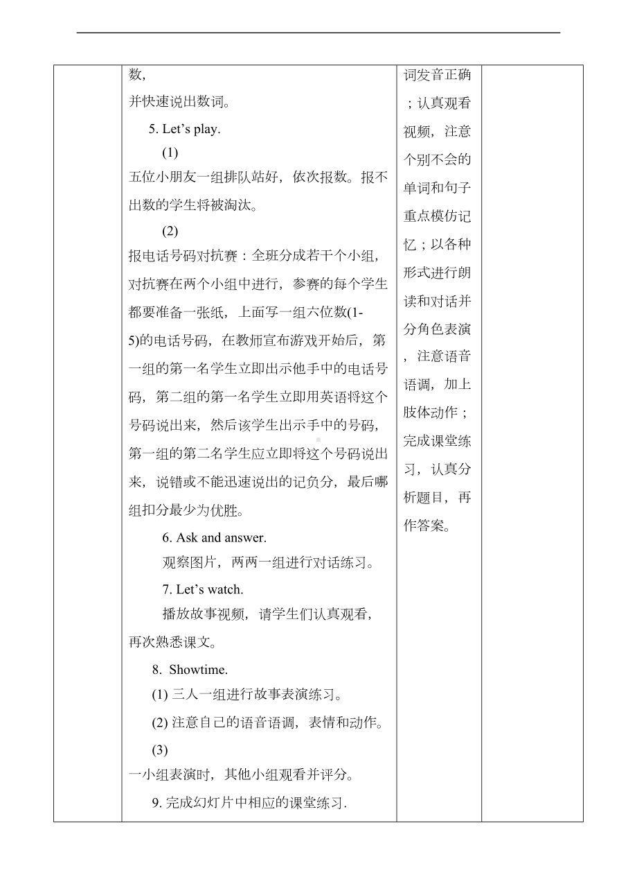 牛津译林版英语一年级下册-全册教案(DOC 70页).docx_第3页