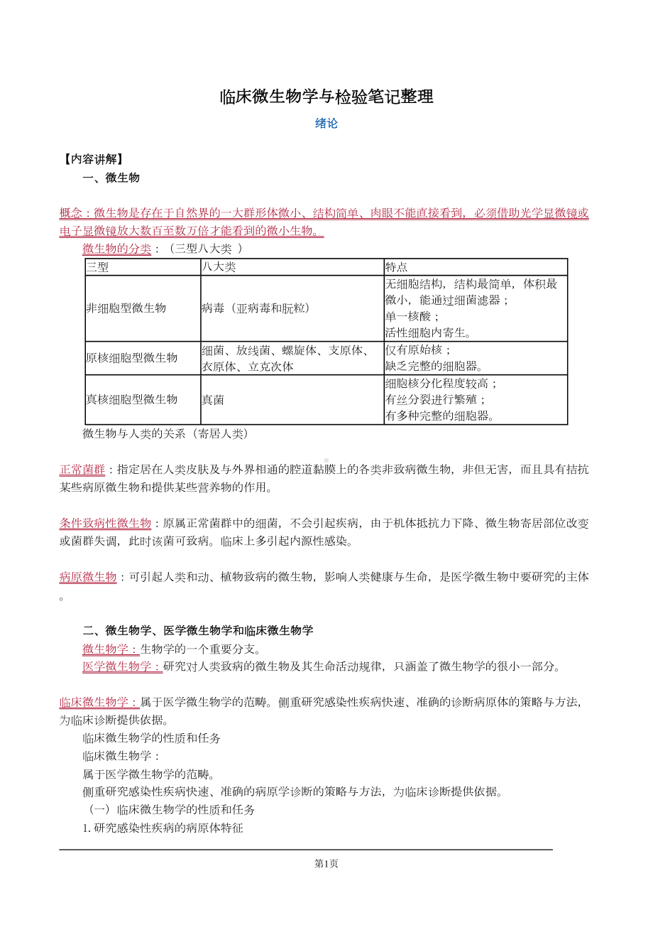 微生物检验技术(高级)复习资料(DOC 307页).doc_第1页