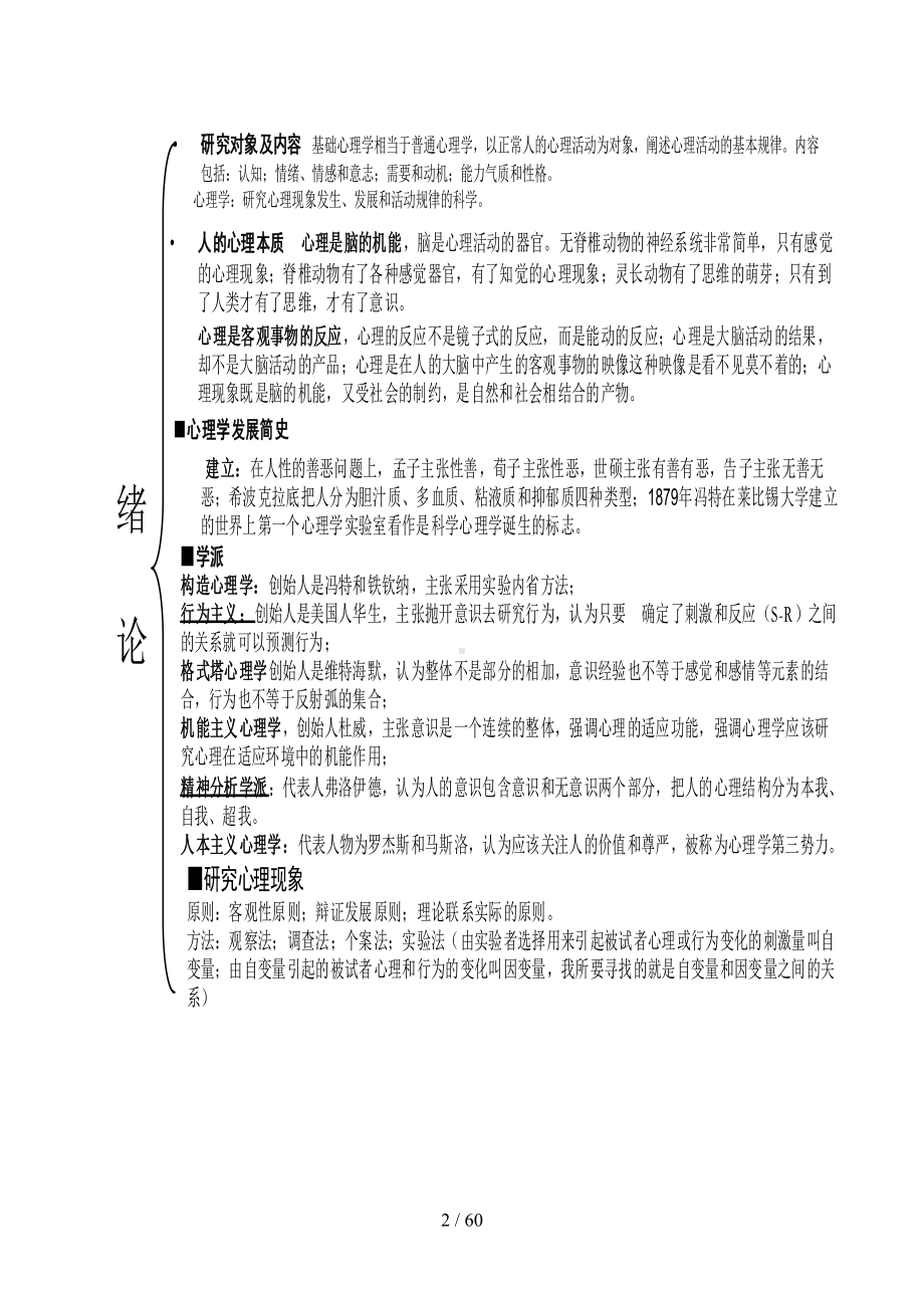 心理咨询师基础知识要点总结(DOC 47页).doc_第2页