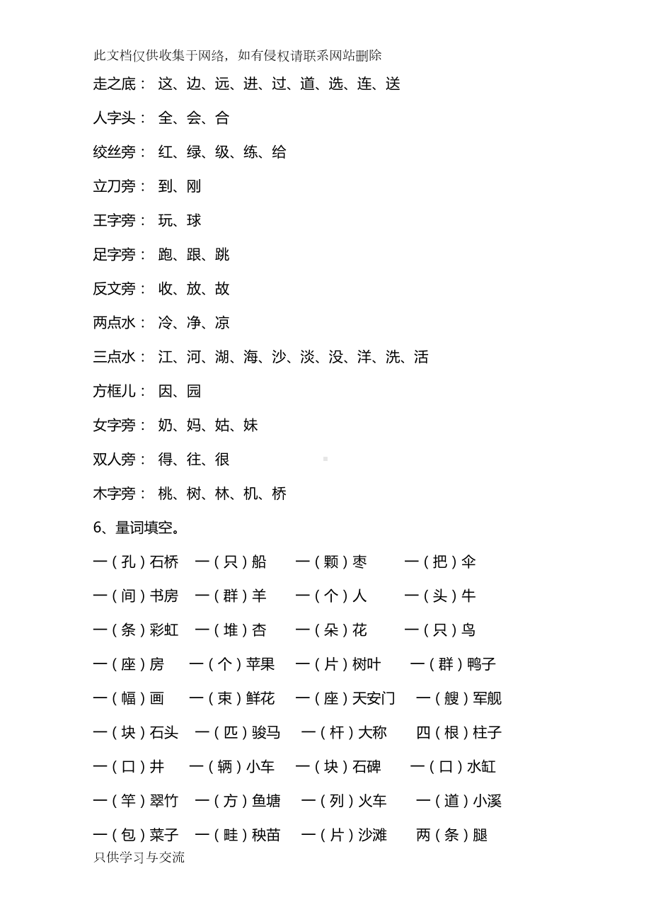 新版人教版一年级下册语文知识点汇总教学教材(DOC 9页).docx_第3页