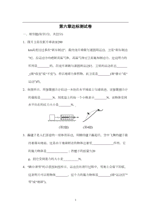 沪科版八年级物理上册第六章达标测试卷(打印版)(DOC 9页).doc