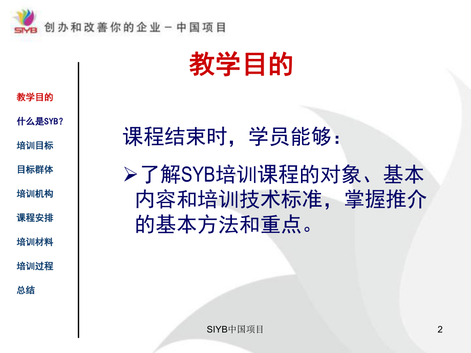 SYB培训课程介绍课件.ppt_第2页