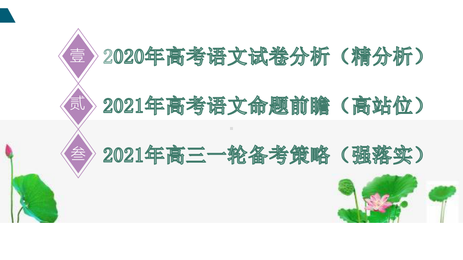 2021届高考语文一轮复习讲座-上课件.pptx_第2页