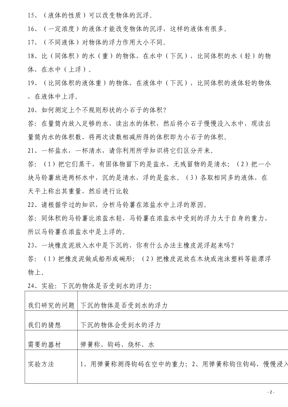 教科版五年级科学下册知识点资料-(1)(DOC 9页).docx_第2页