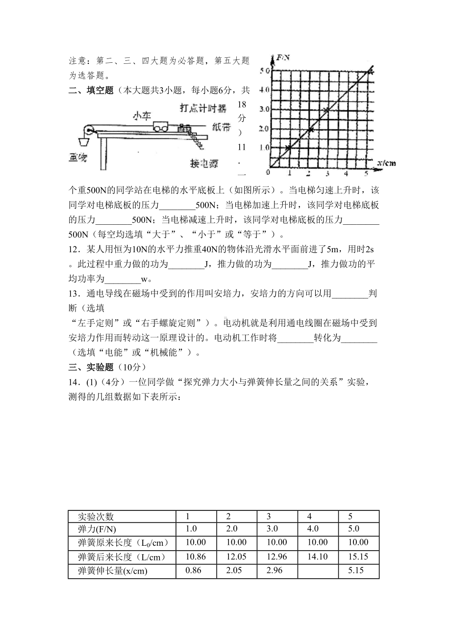 海南省普通高中物理会考试卷有参考答案(DOC 6页).doc_第3页