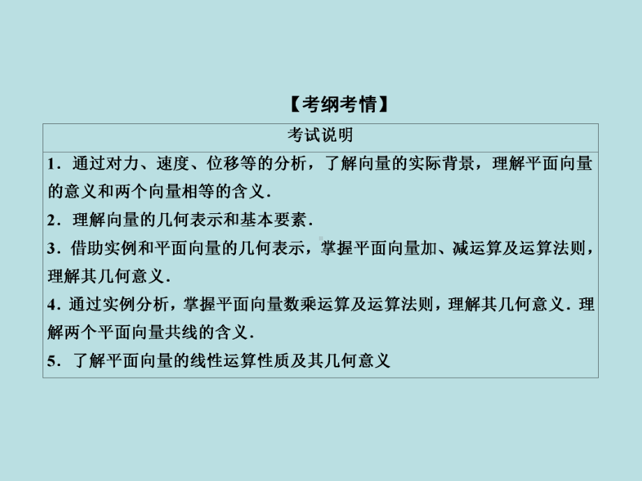 2020届高三一轮复习理科数学课件-平面向量的概念及线性运算.ppt_第3页