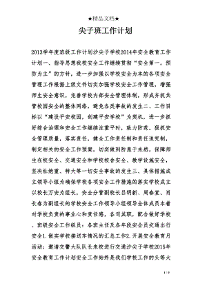 尖子班工作计划(DOC 9页).doc