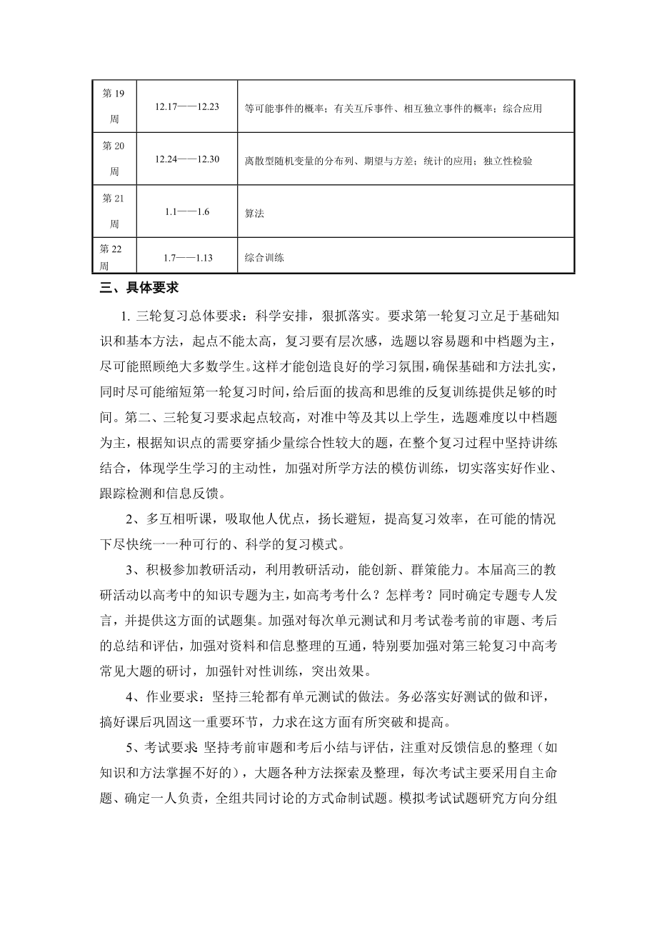 高三数学教学进度及复习计划.doc_第3页