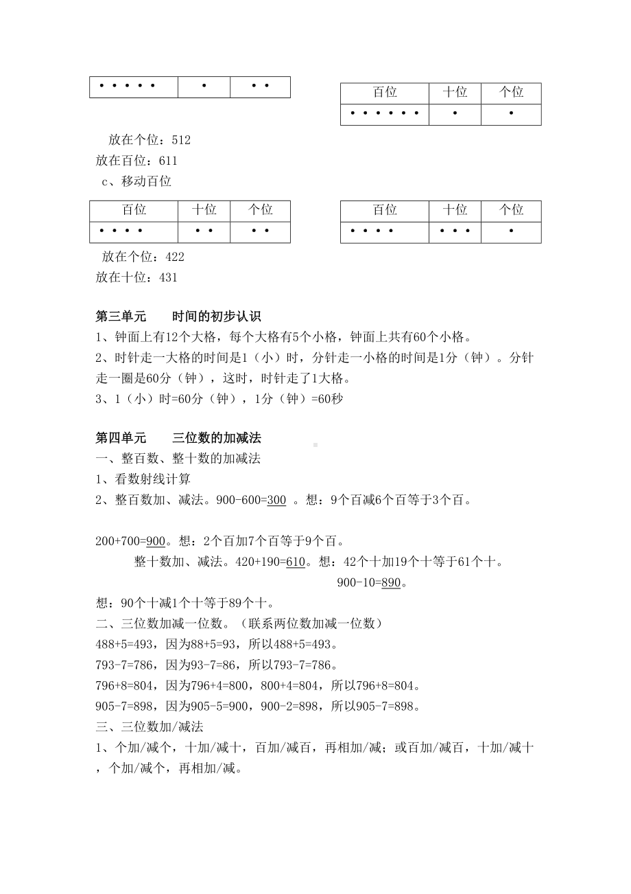 沪教版二年级下册数学知识点总结(DOC 6页).doc_第3页