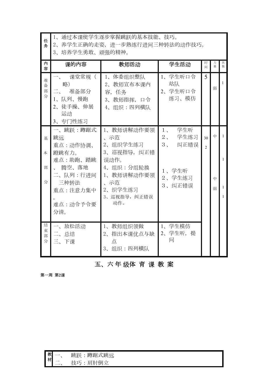 水平三体育课教案(DOC 43页).doc_第2页