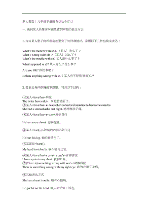 新人教版｜八年级下册英语所有语法全汇总(DOC 10页).doc