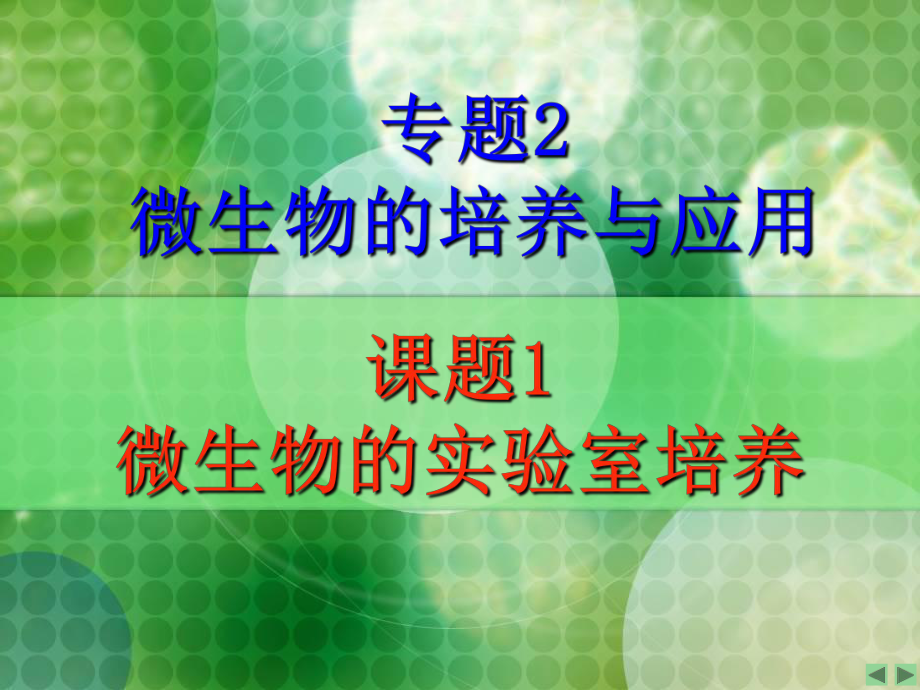 21复习微生物的实验室培养+课件.ppt_第1页