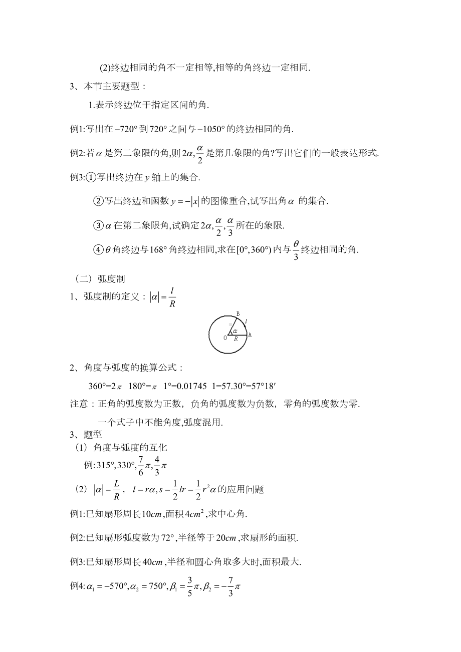 必修四三角函数知识点经典总结DOC(DOC 7页).doc_第2页