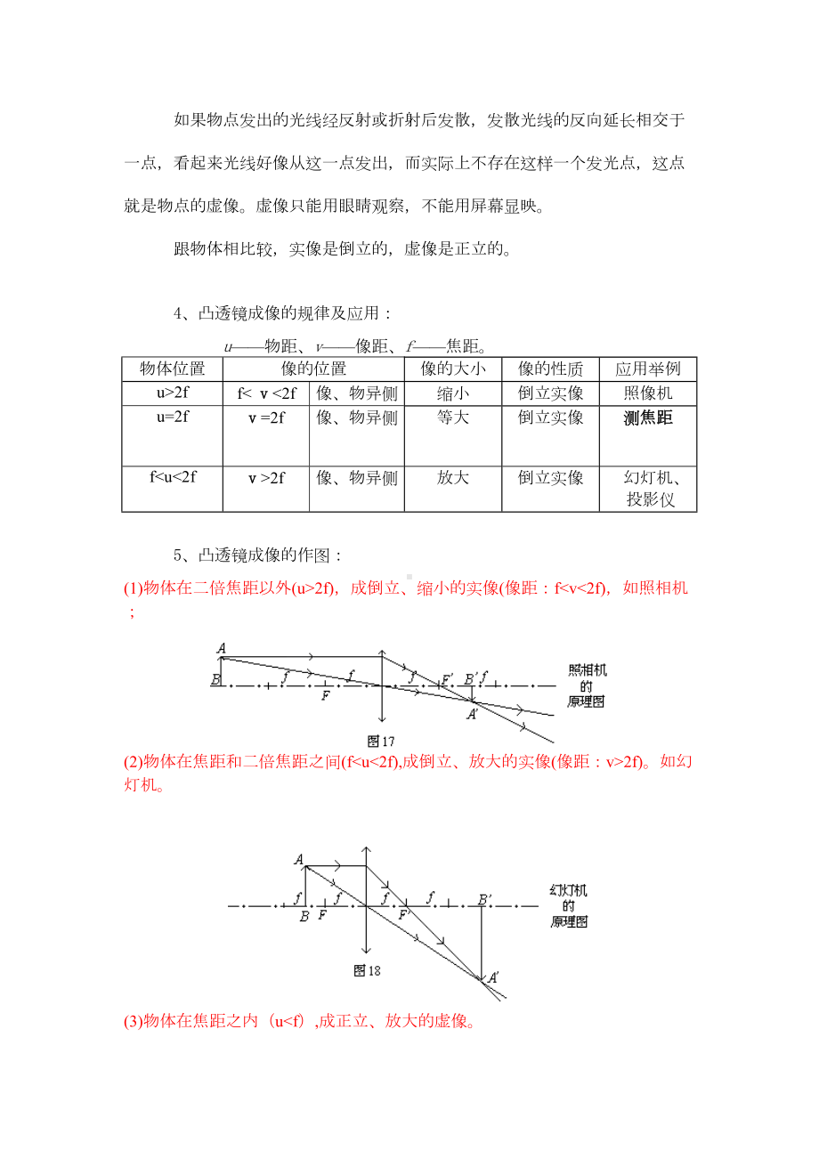 最新人教版初中物理知识点总结归纳(详细版)(DOC 27页).doc_第3页