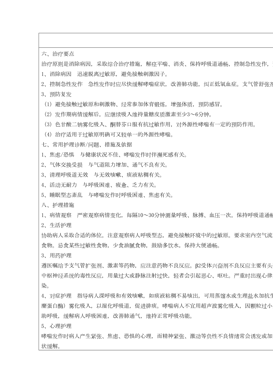 护理哮喘教案(DOC)(DOC 5页).doc_第3页