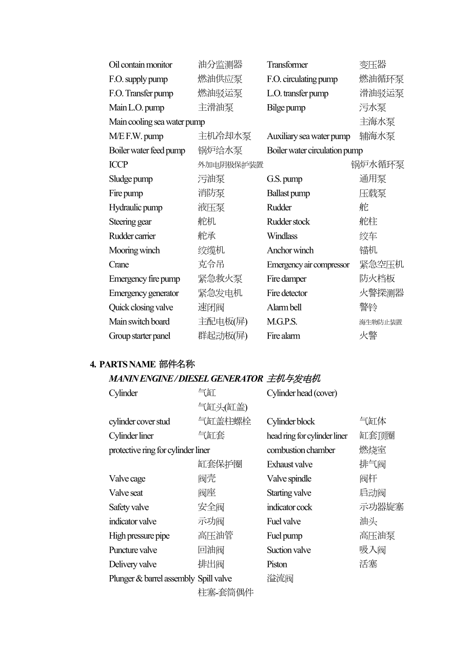 船舶常用英语ENG(DOC 12页).doc_第3页