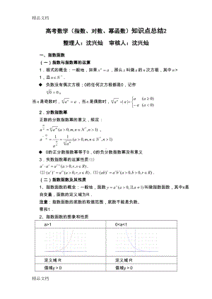 最新指数对数幂函数知识点总结(DOC 5页).doc