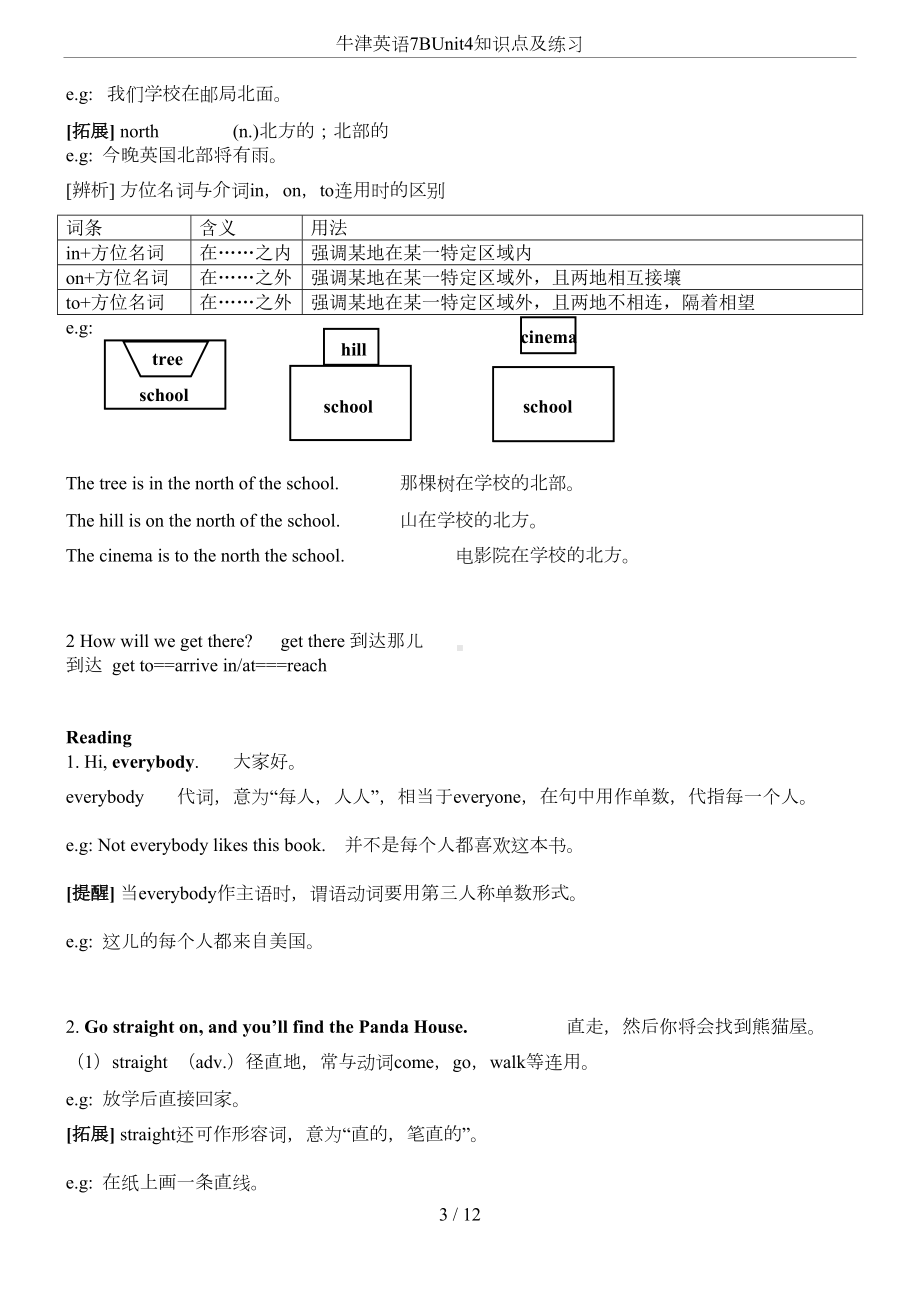 牛津英语7BUnit4知识点及练习(DOC 10页).doc_第3页