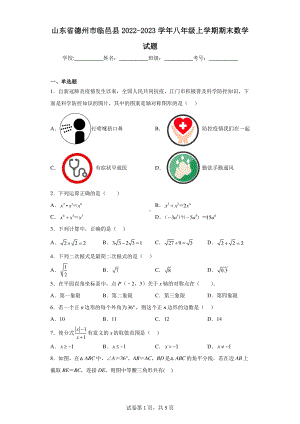 山东省德州市临邑县2022-2023学年八年级上学期期末数学试题.pdf