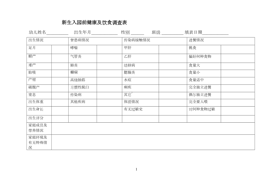 幼儿园专用表格大全(DOC 45页).doc_第1页