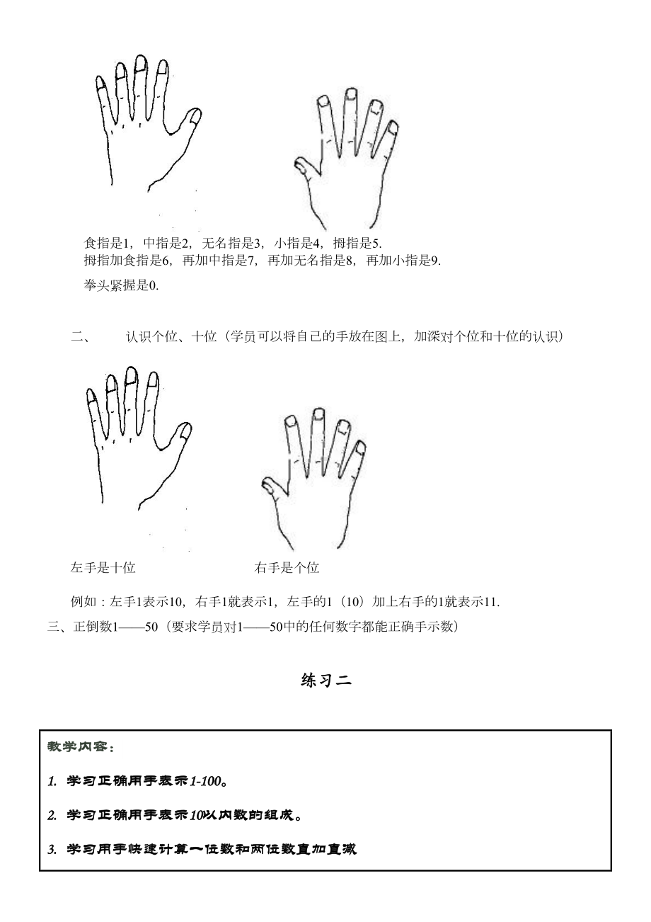 幼儿手脑速算教程及练习题(DOC 23页).doc_第2页