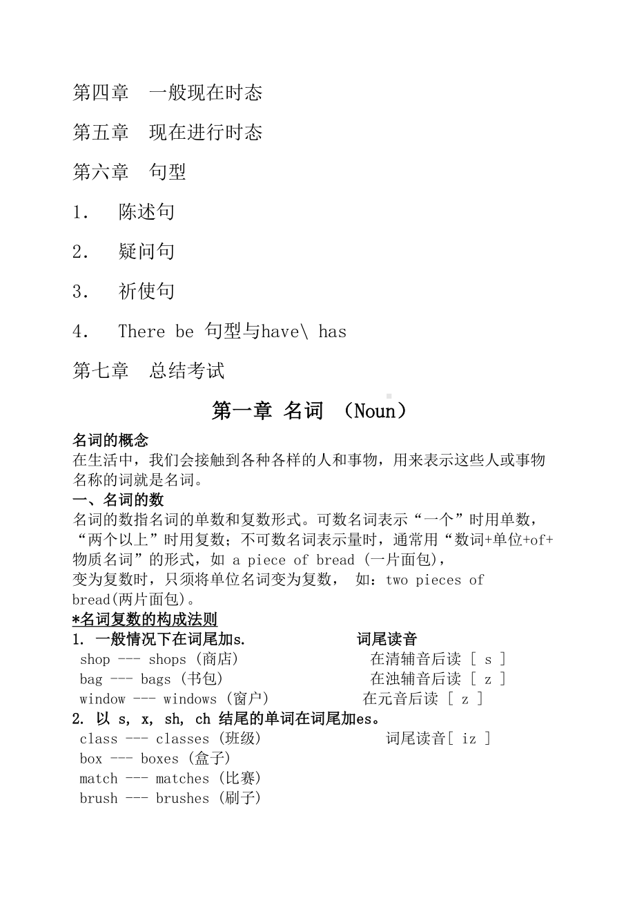 小学英语语法大全附练习题(DOC 40页).docx_第3页