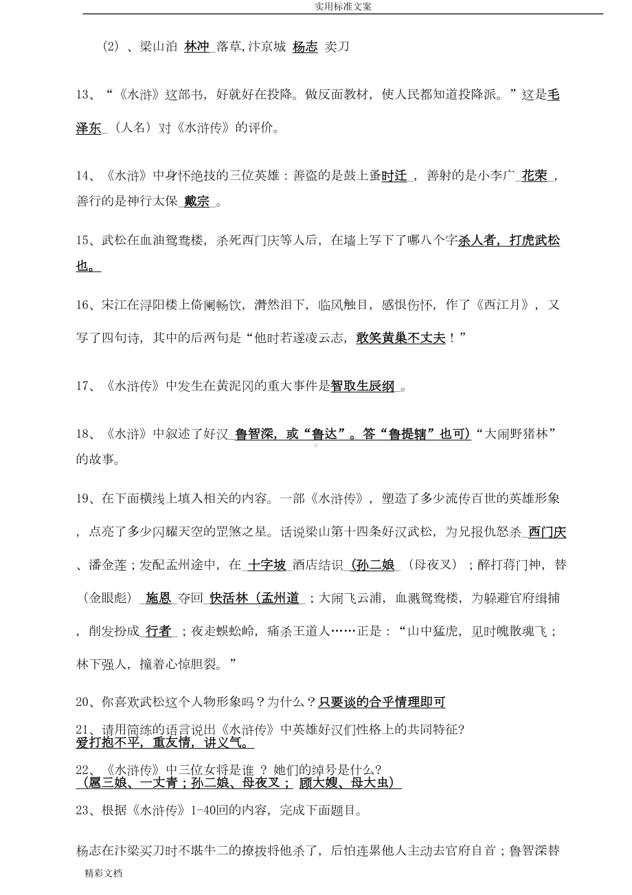 水浒传知识点及考点的总结(DOC 11页).doc_第2页