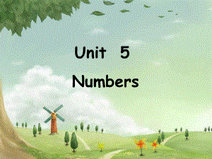 一年级英语上册unit5numbers课件.ppt