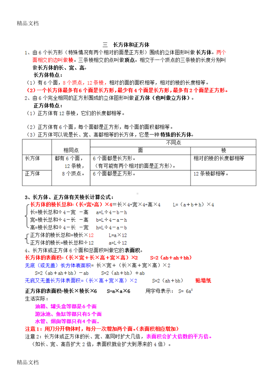 最新人教版小学五年级下册数学复习知识点总结(DOC 13页).docx_第3页