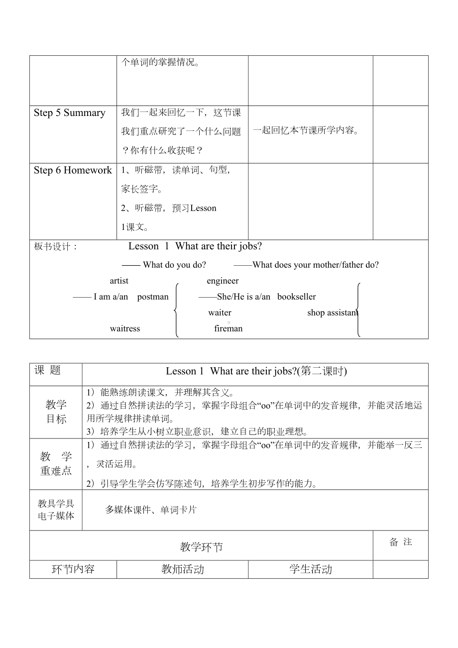 川教版小学英语新路径英语六年级下册十二册全册教案教案(DOC 43页).doc_第3页