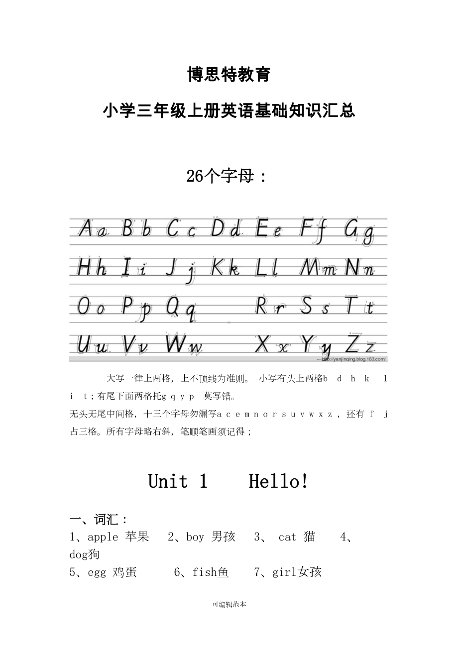 新版陕旅版三年级英语上册知识点全册()(DOC 9页).doc_第1页