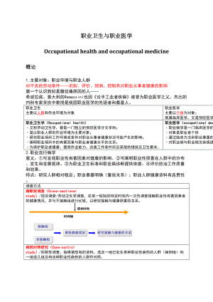 职业卫生与职业医学超全面知识点(DOC 52页).docx