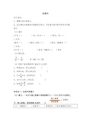 比例尺知识点和题型总结(DOC 14页).doc