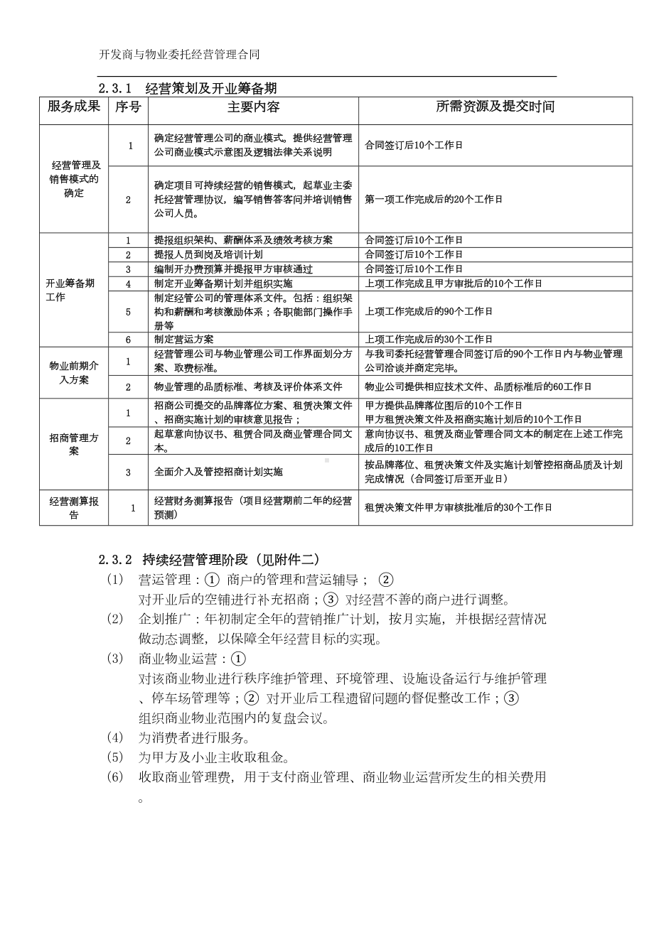 开发商与物业委托经营管理合同(DOC 11页).doc_第3页