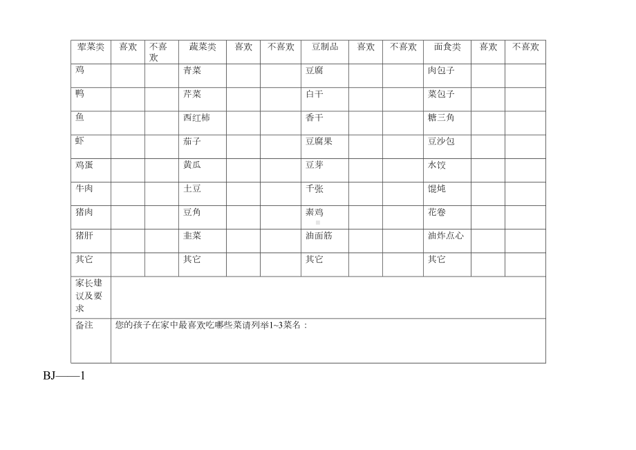 幼儿园常用表格(DOC 40页).doc_第2页