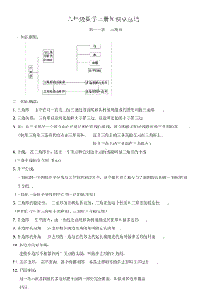 新人教版八年级数学上册知识点总结(DOC 8页).docx